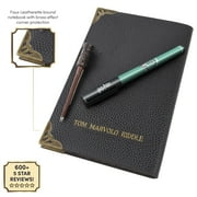 Wizarding World: Tom Riddles Diary - Secret Replica Notebook, Slytherin House Invisible Ink Pen, Magic UV Reveal Mini Wand, Harry Potter Collectible