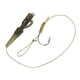 thumbnail image 4 of Pesca de la carpa Pescadores de pelo Trenzado hilo Curva Shank Gancho de pesca con línea Carp Rigs A Abanopi Gancho, 4 of 7