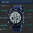 thumbnail image 1 of Luxury Men Analog Digital Military Sport Led Waterproof Wrist Watch, 1 of 5