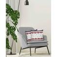 thumbnail image 4 of 4th of July Throw Pillow Covers 20x20 Set of 2 Poppy Floral Decorative Pillows Cushion Case Patriotic Stars Pillowcases Independence Day Throw Pillows for Couch Sofa Bedroom Garden Holiday Decor, 4 of 6