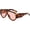Tortoise/Pink Lens, variant on Retro Trendy Aviator Sunglasses for Women Men  70s Thick Frame Sun Glasses  Classic Stylish Shades