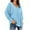 Light Blue, variant on Black**Friday on Sale ChaoHeng Womens Coats Outerwear Winter Women's Solid Color Drop Shoulder Cardigan,Oversized Long Sleeve Open Front Knit Top