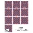thumbnail image 3 of Pegatinas de azulejos de mandala coloridos de 10/15 cm para pared de cocina y baño, despegables y adhesivas, resistentes al agua, con superficie brillante, papel tapiz artístico, 3 of 5