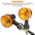 thumbnail image 2 of TopOne 4Pcs Motorcycle LED Turn Signals Fog Lamp Mini Signal Lights Brake Lamp Indicator Waterproof Modified Parts, 2 of 8
