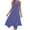 Blue, variant on DDAPJ pyju Women Summer Dresses Casual Loose Midi Dress Flowy Beach Sundresses Hankerchief Hem Tank Dress Prime Sales of The Day Blue S