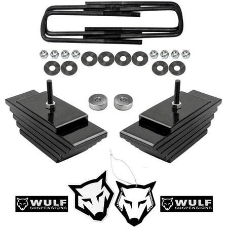 WULF 3" Front Leveling Lift Kit 1999 to 2004 compatible with model Ford F250 F350 Super Duty 4X4