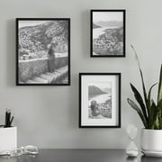 DesignOvation 8x10 Linear Black Decorative Tabletop Picture Frame