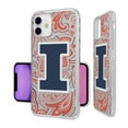 thumbnail image 2 of Illinois Fighting Illini iPhone Paisley Design Clear Case, 2 of 7
