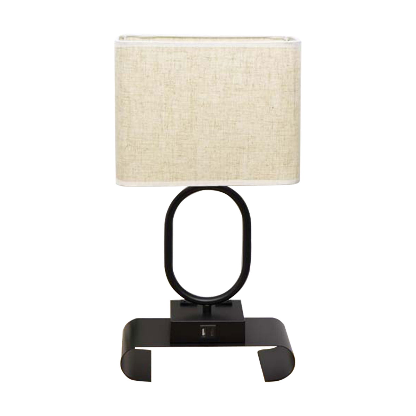 Viflosae Small Table Lamp for Bedroom - Bedside Lamps for Nightstand, Minimalist Night Stand Light Lamp with Square Fabric Shade, Desk Reading Lamp for Kids Room Living Room Office Dorm
