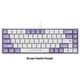 thumbnail image 5 of Teclado mecánico compacto para juegos con teclado mecánico retroiluminado RGB, teclado intercambiable en caliente para portátiles Windows y jugadores de PC, 5 of 9
