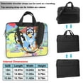 thumbnail image 2 of Kowoue Bluey Pattern Ultra-Thin Laptop Bag – Lightweight Shoulder Briefcase with Carry Handle, and Adjustable Strap, Fits 13-15.6-inch Laptops, 2 of 9