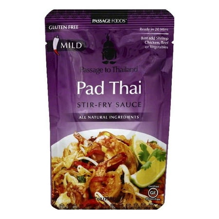 Passage Foods Pad Thai Stir-Fry Sauce, 7 OZ (Pack of