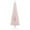Pink, variant on HOMCOM Snow Flocked Pencil Christmas Tree Slim Artificial Christmas Tree
