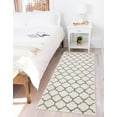 thumbnail image 5 of Unique Loom Trellis Collection Area Rug - Philadelphia (2' 7" x 10' Runner Beige and Gray/Gray), 5 of 10