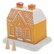 thumbnail image 4 of 1 Juego de soporte para conos de incienso con forma de casa de jengibre, de resina artesanal., 4 of 8