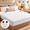 White, variant on Vccoem Heated Mattress Pad Queen Size, Dual Zone Electric Bed Warmer with 9 Heat Settings & 4 Timer Options, Machine Washable, White