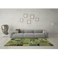 thumbnail image 3 of Ahgly Company Indoor Rectangle Patchwork Turquoise Blue Transitional Area Rugs, 2' x 5', 3 of 4