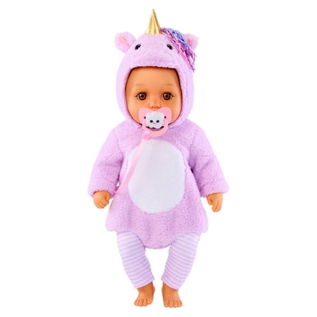 BABY born Bedtime Doll (Unicorn Outfit)- Light Brown Eyes