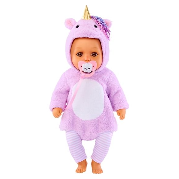 BABY born Bedtime Doll (Unicorn Outfit)- Light Brown Eyes