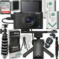 thumbnail image 1 of Sony Cyber-shot DSC-RX100 VII Digital Camera with Shooting Grip Kit & Essential Accessory Bundle: SanDisk 64GB Ultra SDXC, Extended Life Spare Battery, Mini Flexible Tripod & More, 1 of 1