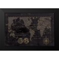 thumbnail image 2 of Robinson, Carol 18x13 Black Modern Framed Museum Art Print Titled - Black Gold Map, 2 of 5