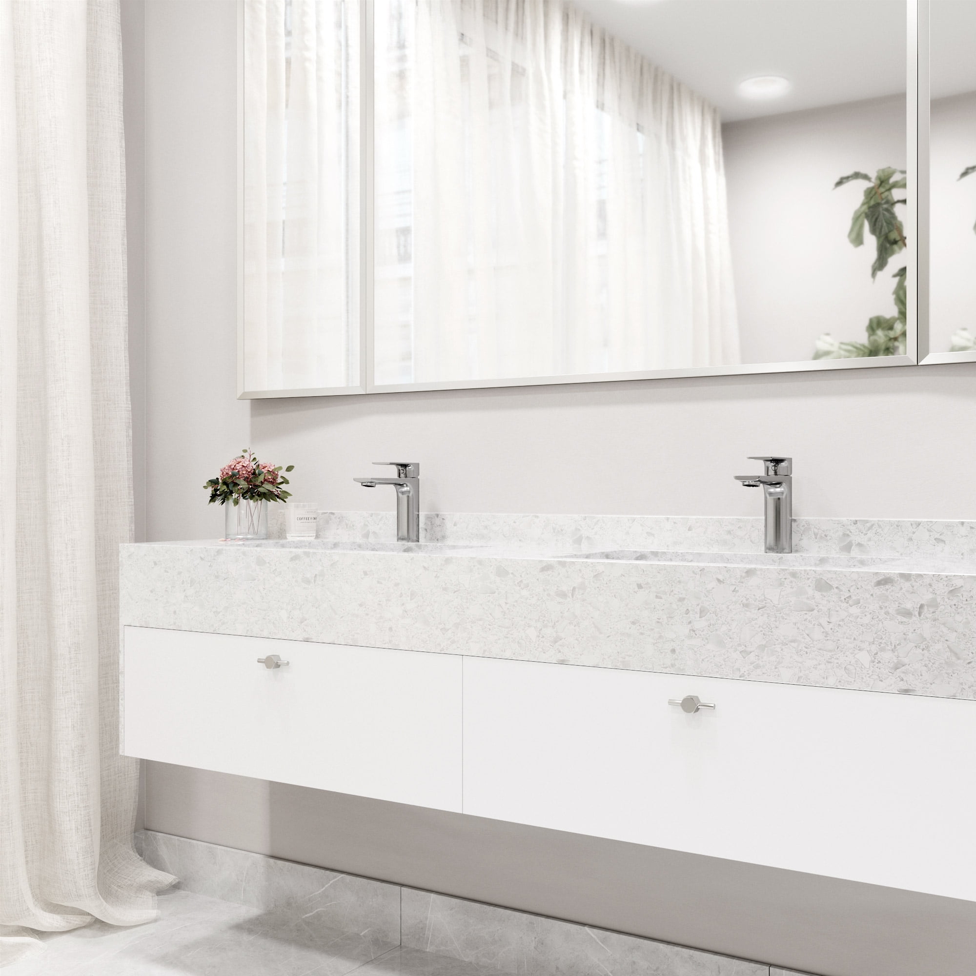 VIGO Davidson Single Handle Single-Hole Bathroom Faucet in Chrome