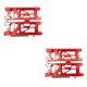thumbnail image 2 of Ounissouiy Brazo oscilante inferior trasero para Rc ARRMA 1/5 Mano de obra exquisita Brazo oscilante inferior trasero para RC ARRMA 1/5 rojo rojo 2Conjunto, 2 of 6