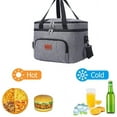 thumbnail image 4 of Cooler Bag,Insulated Waterproof Portable Double Decker Cooler Bag for Travel,Sports,Picnic,Beach,Camping, 4 of 7