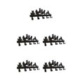 thumbnail image 3 of maskred Decorative Key Rack Holder Hanger Entryway Organization Wall Mounted Cat 5Set, 3 of 6
