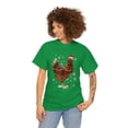 thumbnail image 3 of Chicken Christmas Santa Hat Lights Merry Xmas Tshirt, 3 of 12