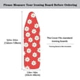 thumbnail image 5 of HELLHERO Daisy Ironing Board Cover and Pad Standard Size Iron Board Dustproof Covers Ironing Pad Sleeve Table Top Iron Board Cover with Elastic Edge Home Decor for Women, 5 of 5