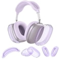 thumbnail image 1 of Funda de silicona Jiboku para AirPods Max 3 en 1, color morado, 1 of 5