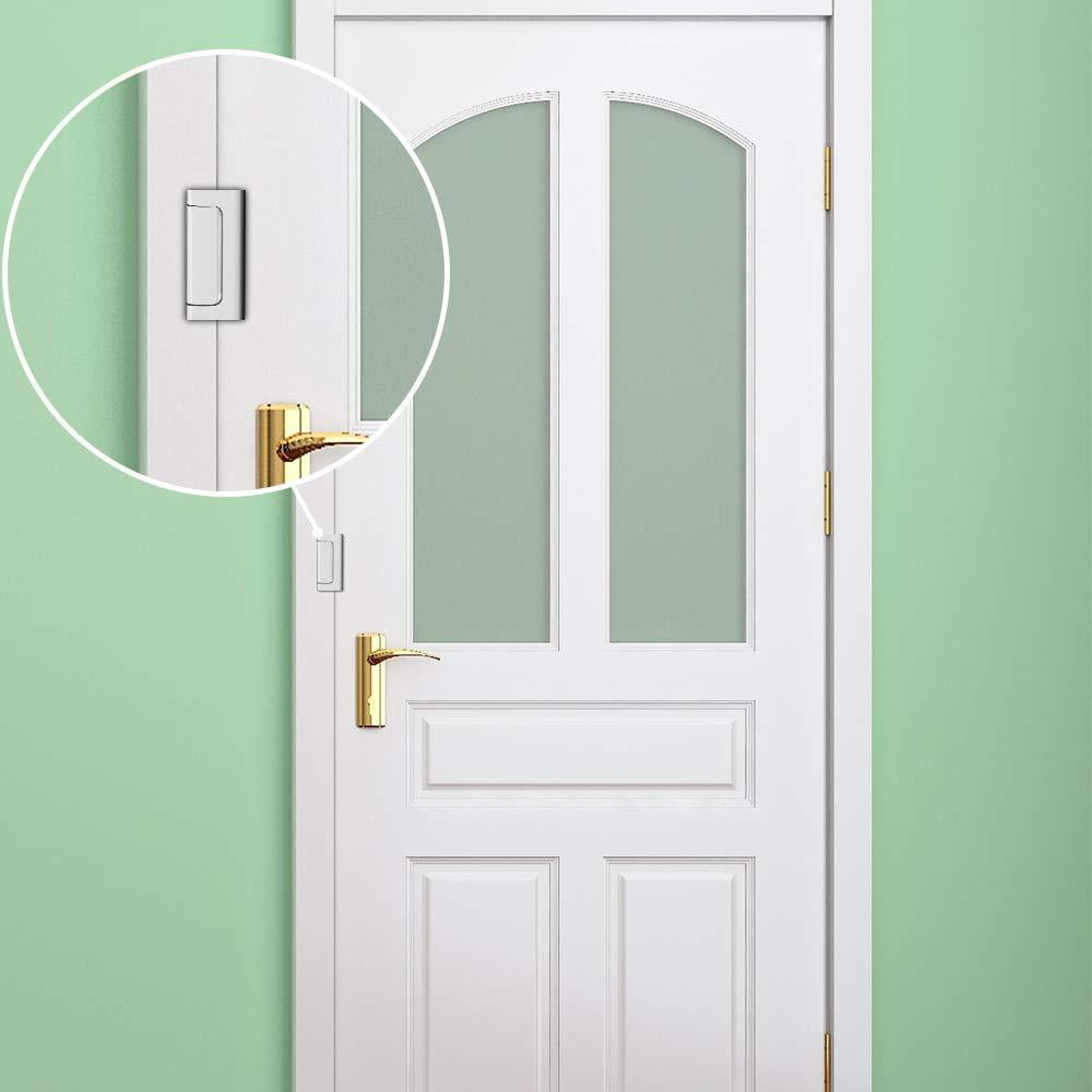 Door Reinforcement Lock Childproof Door Guardian with 4 Screws for Inward Swinging Door-Add Extra,High Security to Your Home|Prevent Unauthorized Entry-3 Stop,Aluminum Construction