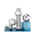 thumbnail image 4 of (2PCS) 304 Stainless Steel Plate Head Hexagonal Empty Screw Set Round M8x25mm（Hole 4.2mm)., 4 of 5