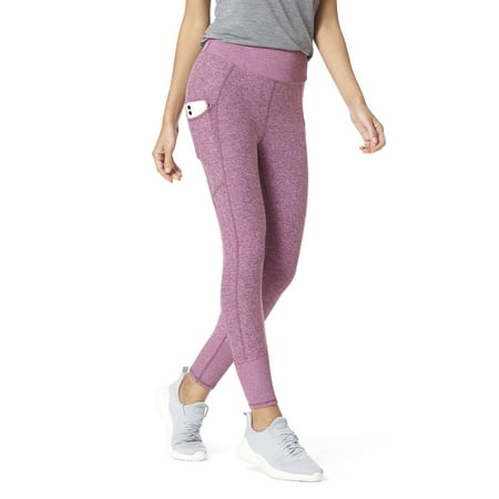 HUE Women's Wide Waistband Hold It Leggings, Dragon Fruit, X-Large
