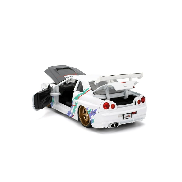 Jada Toys JDM Tuners 1:24 Die-Cast 2002 Nissan Skyline GT-R (R34