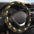 thumbnail image 4 of Kdxio Leopard Reading Tarot Cards Print Elastic Stretch Steering Wheel Cover,Auto Steering Wheel Cover,15 Inch Anti-Slip,Warm in Winter and Cool in Summer,Fit Suvs,Vans Cars,Trucks, 4 of 5