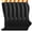 Black, variant on 6 Pairs Medical Sport Compression Socks - 15-20mmhg Graduated Knee-High Support for Men & Women, Ideal for Soccer, Running, and Nurses