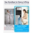 thumbnail image 5 of Nepsam Bottom Loading Water Cooler Dispenser, Fast Heating & Cooling with LED Night Light, 3 Temp for Home Office Apartment, Silver Aluminum Alloy, 5 of 9