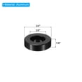 thumbnail image 2 of M10 Aluminum Spacers, 10 Pcs Metal Spacer Aluminum 3/8" ID x 3/4" OD x 1/8" L Standoff for 3/8" or M10 Screw Bolts, 2 of 5