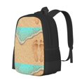 thumbnail image 1 of Easygdp Beach Footprint Mochila de Gran Capacidad Minimalista Ideal para Escuela, Viajes y Uso Diario, 1 of 6