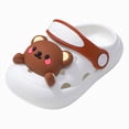 thumbnail image 3 of KPOPLK Kids Clouds Sandals Boys Toddler Sandals Slides Clouds Slippers Summer Shower Beach Pool Slip on Water Shoes Size 11.5,White, 3 of 8