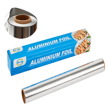Aluminum Foil,Aluminum Foils Roll,Aluminum Food Wrap for Baking,Cooking and Grilling,Food Service Tin Foil,10 Micron & 12inx165SQ.FT,1 Count