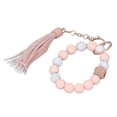 thumbnail image 1 of Keychain Bracelet,Keychain Bracelet Silicone Beads Key Ring Bangle Beaded Wristlet Exceptional Craftsmanship, 1 of 14
