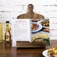 thumbnail image 4 of MyGift Rustic Cutting Board Style Cookbook Stand Holder, Brown Wood, 4 of 7