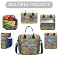 thumbnail image 2 of Pioneer Flower Floral Print Pattern Womens Lunch Box for Work,Insulated Large Lunch Bag,Leakproof Adult Lunch Bag for Work,Beach,Travel,Picnic,Camping, 2 of 6