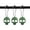 Patina, variant on Set of 12 Sugar Skull Shower Curtain Hooks Decorative Home Bathroom Stainless Steel Rustproof Skeletons Shower Curtain Rings Decor Accessories (Black)