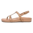 thumbnail image 2 of FSJ Women Split Round Toe Platform Thong Sandals T Strap Buckled Platforms Summer Beach Holiday Daily Shoes Size 8 Sandy Brown, 2 of 6