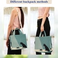 thumbnail image 4 of FORMRS Womens Corduroy Tote Bag Crossbody Shoulder Handbag with Pocket, Black Cat, 4 of 7