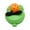 Orange Ball Vert, variante sur Almencla Entraîneur de Pickleball Plinthe Exercice Sports de Plein Air Aide à l'Entraînement de Pickleball Balle Rose Bleu